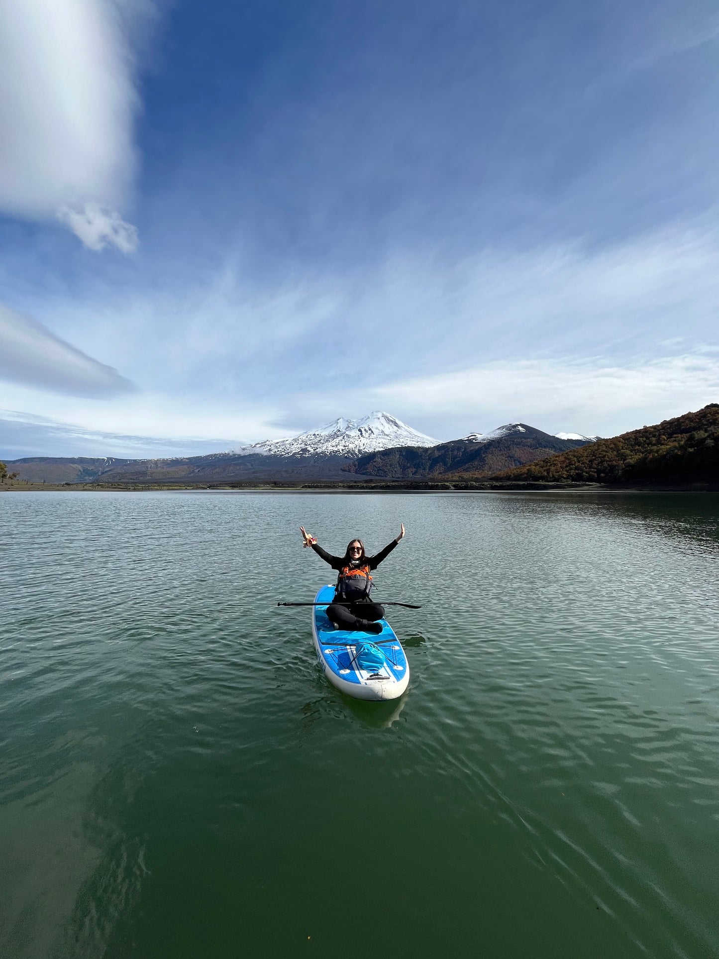 Travesía SUP Laguna Verde, Parque Conguillío