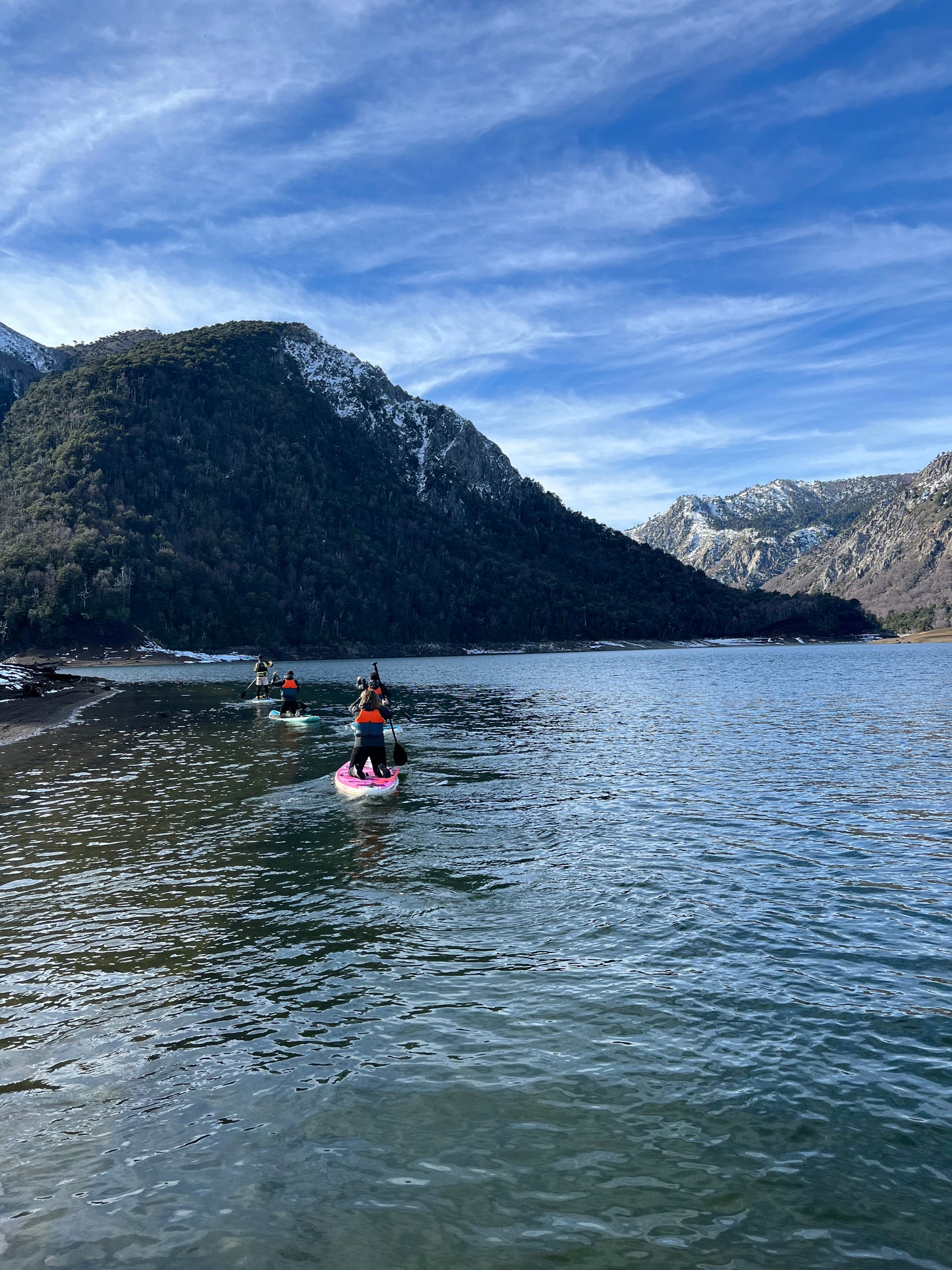 Travesía SUP Laguna Verde, Parque Conguillío